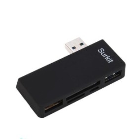 Adattatore USB combinato con lettore di schede SD e TF, per Microsoft Surface Pro 3/4 - Phuture®