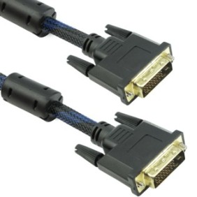 Cavo digitale DVI-D, Detech, 1,5 M, maschio, 24+1 pin, dual link, doppia schermatura