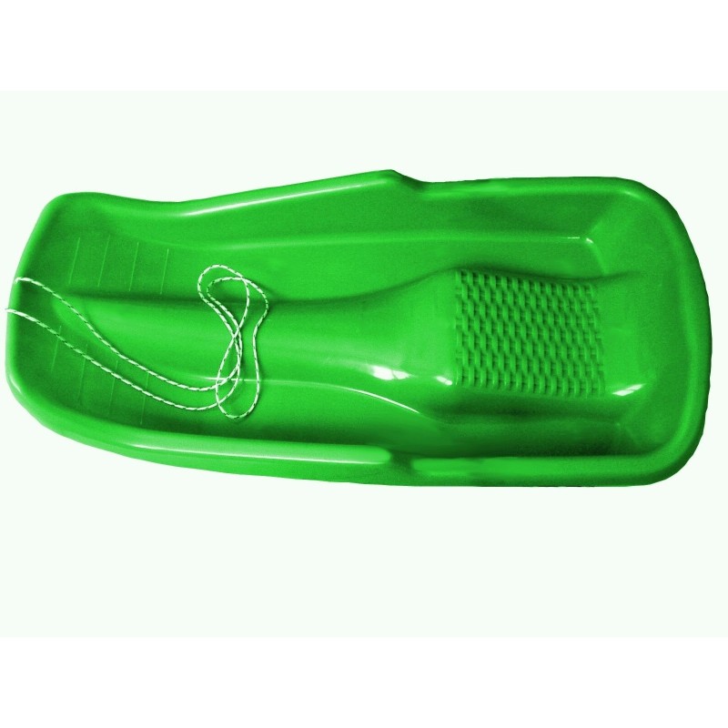 Slitta Surfo, in plastica, colore verde, dimensioni 78x38,5x15 cm