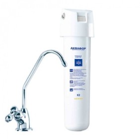 Filtro per acqua potabile Aquaphor Solo K2, montaggio sotto il lavello, 1,5 l/min