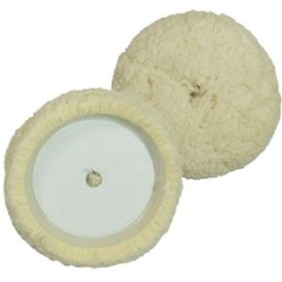 Berretto per lucidatura in lana con velcro, attacco per scalogno, per lucidatura, 18 cm