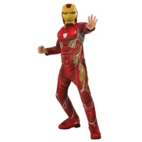 Tuta muscolare Iron-Man, taglia S, 3-4 anni