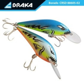 Wobbler Draka "Borado" CRSD, 9 cm. -3 m., spatola di plastica