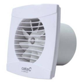 Ventola di ventilazione, Cata, UC-10 STD, 2200 giri/min, 8 w, 110 m3/h, 26 db(a), valvola antiritorno, standard senza sensori, bianco