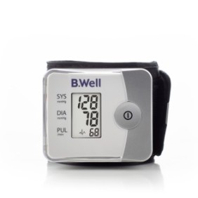 Sfigmomanometro automatico per la misurazione della pressione sanguigna e della frequenza cardiaca, B.Well Swiss, PRO-39