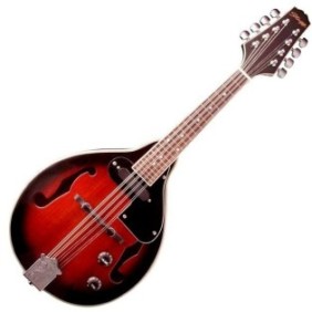 Stagg M50, mandolino, Red Sunburst