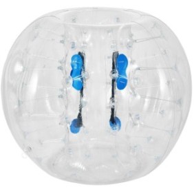 Paraurti a bolla, 1,5 M, 800 W, gonfiabile, PVC, bianco