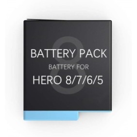 Batteria ricaricabile compatibile con GoPro Hero 8 Hero 7 Hero 6 Hero 5, 1220 mAh