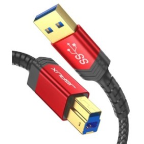 Cavo adattatore, Jsaux, sì da USB 3.0 a USB tipo B, 5 Gbit/s, per SSD, disco rigido, 2 m