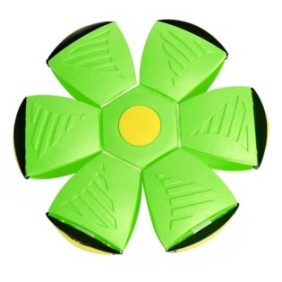 Flying Ball Trasformabile in Frisbee Disc Teno®, 2 modalità di gioco, 23 cm, verde