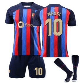 Attrezzatura sportiva per bambini Set di magliette da calcio Barcelona Messi