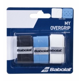 Overgrip Babolat My Overgrip x3 - Nero / Blu / Bianco