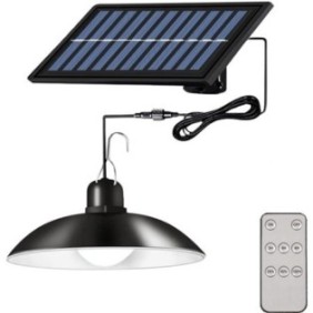 Lampada da campeggio con ricarica solare e telecomando, 90Lm/W, Miromoto®