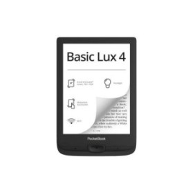 Lettore e-book PocketBook Basic Lux 4 Ink, schermo 6", processore Dual Core 2x 1GHz, 512MB RAM, 8GB Flash Nero