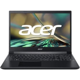 Laptop Gaming ACER Aspire 7 A715-43G-R9R0 AMD Ryzen 7 5825U fino a 4,5 GHz, 15,6" Full HD, 8 GB, SSD 512 GB, NVIDIA GeForce RTX 3050 Ti 4 GB, Dos gratuito, Nero