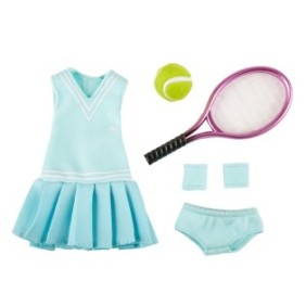 Set di vestiti per la bambola della squadra di tennis, Kruselings Doll, multicolore