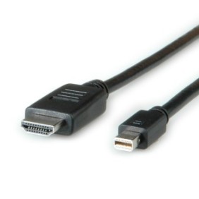 Cavo Regent mini Displayport - HDMI, Tata-Tata, lunghezza 2 m, nero