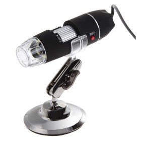 Microscopio digitale, USB, fuoco 15-40 mm, 8 x LED, 500x