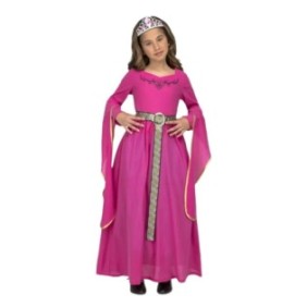 Costume da principessa medievale Beatrice per bambina, 10-12 anni 140-152 cm