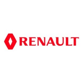 Set di 4 adesivi per auto per cerchi Renault, 8 cm, rosso