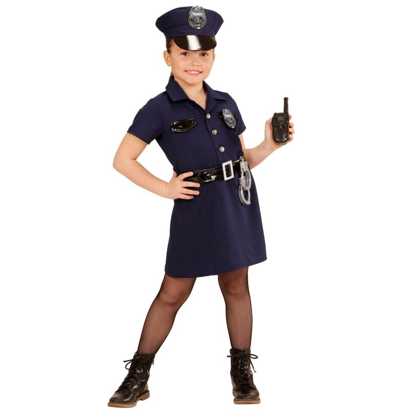 Costume poliziotta Widmann 8 - 10 anni
