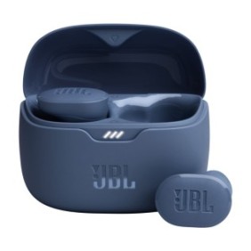 Cuffie in-ear JBL Tune Buds, True wireless, Cancellazione attiva del rumore, Bluetooth, 4 microfoni, Autonomia 48H, IP54, Blu
