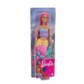 Bambola Barbie Dreamtopia - Sirena con capelli rosa, viola/rosa