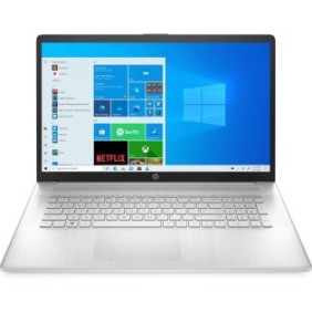 Laptop HP 17, 17.3" Full HD, Intel® Core™ i5 1335U fino a 4.6 GHz, 12 GB RAM DDR4 3200, 512 GB SSD, scheda grafica Intel Iris Xᵉ, Windows 11 Home, Natural Silver DDR4