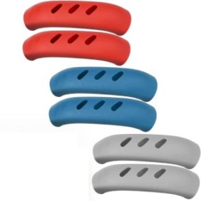 Set di 6 protezioni per manici per pentole/padelle, in silicone resistente al calore, misura universale, multicolore