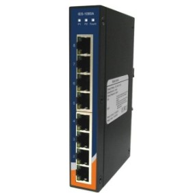 Switch industriale, rete ORing, switch industriale non gestito IES-1080A con 8 porte Ethernet 10/100