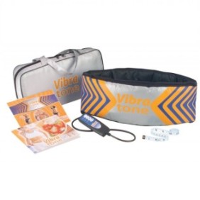 Cintura massaggiante e dimagrante VibraTone, borsa per il trasporto, misurazione della vita in centimetri