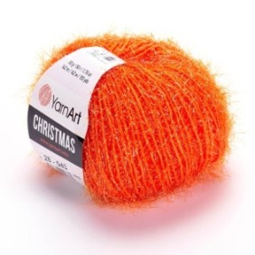 Filato per maglia natalizia, Yarn Art, 50 gr, 142 m, colore Arancione 28
