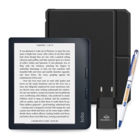 Set lettore ebook, Kobo, Libra 2, 32 GB, Nero