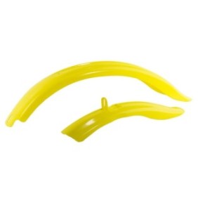 Rival Store Set alette in plastica per bicicletta per bambini da 20", gialle
