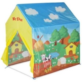 Tenda da gioco i-JMB, Casa-fattoria per bambini 95x72x102 cm