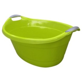 Lavabo ovale con maniglia, Jotta, 14L Verde Kaja
