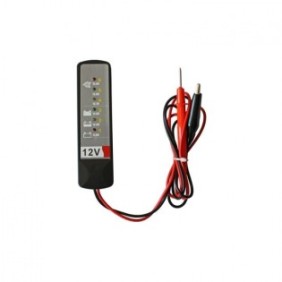 Tester alternatore/batteria, Yavis Trade, LED, 12 V, Nero/Grigio