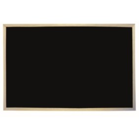 Lavagna, Victoria, superficie nera, non magnetica, 40x60 cm, cornice in legno