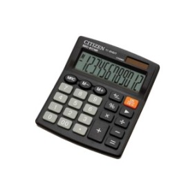 Calcolatrice da tavolo, CITIZEN, Con 12 cifre, Nera
