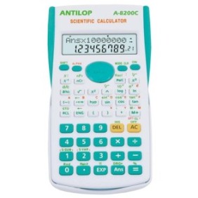 Calcolatrice scientifica, Antilope, Turchese/Bianco