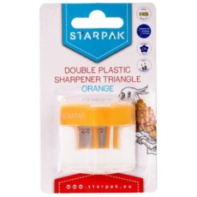 Temperino doppio, Starpak, Plastica, Arancione