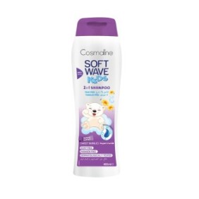 Cosmaline Soft Wave Kids, shampoo con ingredienti naturali per bambini, aroma Sweet Bubbles, 400ml