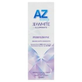 Dentifricio AZ 3D White Illuminate, Sbiancante Avanzato, 50 ml