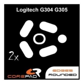 Set di accessori per mouse, Corepad, nero, per Logitech G304 / G305