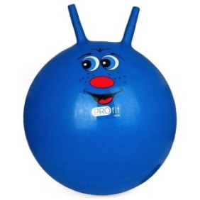 Palla da salto per bambini, ProFit, PVC, 55 cm, Blu