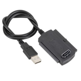 Adattatore da USB a IDE/SATA, JENUOS®, 2,5/3,5 pollici, velocità di trasferimento 480 MB/s