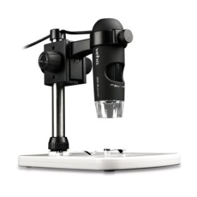 Microscopio digitale DX-2 Discovery, Veho, 300x, USB, 5MP, Nero/Bianco