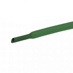 Tubo termoretraibile, verde, 2,5 / 1,25 mm