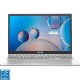 Laptop ASUS X515MA con processori Intel® Celeron® N4020 fino a 2.80 GHz, 15.6", FHD, 16 GB, SSD 2 TB NVME, scheda grafica Intel® UHD 600, senza sistema operativo, argento trasparente