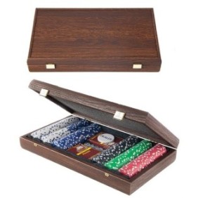 Set gioco poker, Giftdeco, Legno, Multicolor